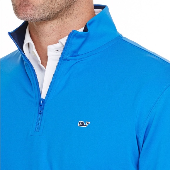 Vineyard Vines Performance Jersey 1/4 Zip Pullover - Picture 2 of 10
